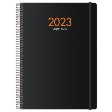 AGENDA 2025 SYNCRO DÍA PÁGINA 21 X 29 CM NEGRO DOHE 11617 - 25 (Espera 4 dias)